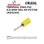 TERMINAL PINO FIO 4.0 A 6MM 48A AM PCT100 (AGULHA) AM DECORLUX 