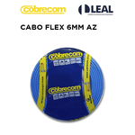CABO FLEX 6MM AZUL COBRECOM 