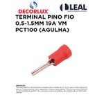 TERMINAL PINO FIO 0.5-1.5MM 19A VM PCT100 (AGULHA) VM DECORLUX 