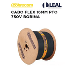 CABO FLEX 16MM PRETO 750V BOBINA COBRECOM 