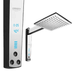 CHUVEIRO ACQUA CENTURY PRETO/CROMADO 220VX7500W 