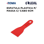 ESPATULA PLASTICA P/ MASSA C/ CABO 6CM ROMA