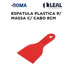 ESPATULA PLASTICA P/ MASSA C/ CABO 8CM ROMA
