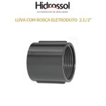 LUVA PVC C/ ROSCA ELETRODUTO PRETO 2.1/2