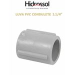 LUVA PVC CONDULETE CINZA 1.1/4