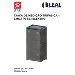 CAIXA DE MEDIÇÃO CMD3 P6 CINZA SCI ELEKTRO TIPO2