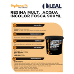 RESINA MULT. ACQUA INCOLOR FOSCA 900ML HYDRONORTH 