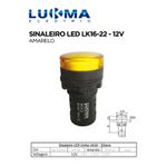 SINALEIRO LED 22MM LK16-22 AM 12V LUKMA