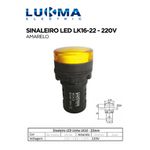 SINALEIRO LED 22MM LK16-22 AM 220V LUKMA 