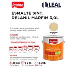 Tinta Esmalte Brilhante Delanil Madeiras e Metais 3L Marfim IQUINE
