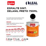 ESMALTE SINT. DELANIL PRETO 750ML IQUINE
