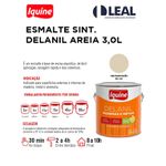 Tinta Esmalte Brilhante Delanil Madeiras e Metais 3L Areia IQUINE