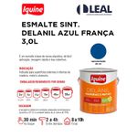 Tinta Esmalte Brilhante Delanil Madeiras e Metais 3L Azul França
