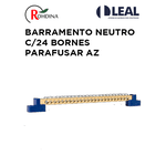 BARRAMENTO NEUTRO C/24 BORNES PARAFUSAR AZ ROHDINA