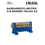 BARRAMENTO NEUTRO C/8 BORNES TRILHO AZ ROHDINA