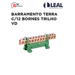 BARRAMENTO TERRA C/12 BORNES TRILHO VD ROHDINA