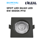 SPOT LED QUAD LED 6W 6500K PTO BLUMENAU 