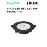 SPOT LED RED LED 6W 6500K PTO BLUMENAU