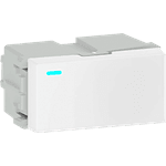 MODULO PULSADOR UNIV S/ GRAVAÇÃO C/ LED BCO 10A REFINATTO