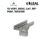 TÊ VERTICAL DESCIDA LATERAL 90° PERFURADO 150X100 