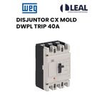 DISJUNTOR CAIXA MOLDADA DWPL TRIP 40A WEG 