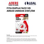 FITA DUPLA FACE AREAS UMIDAS 24X1,5M ADERE 