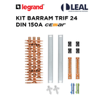 Barramento Trifásico Para 24 Disjuntores 150A Kit Universal Cemar 