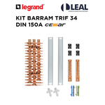 Barramento Bifásico Para 34 Disjuntores 150A Kit Universal Cemar 