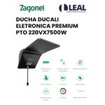 DUCHA DUCALI ELETRONICA PTO 220VX7500W ZAGONEL 
