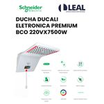 DUCHA DUCALI ELETRONICA BCO 220VX7500W ZAGONEL 