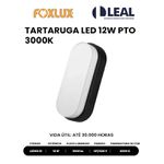 LUMINÁRIA TARTARUGA LED 12W PRETO 3000K FOXLUX 