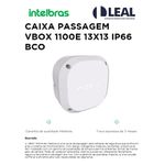 CAIXA PASSAGEM VBOX 1100E 13X13 IP66 BCO INTELBRAS
