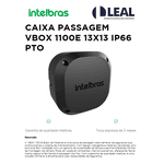 CAIXA PASSAGEM VBOX 1100E 13X13 IP66 PTO INTELBRAS 