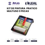 KIT DE PINTURA PRATICO MULTIUSO 3 PEÇAS 