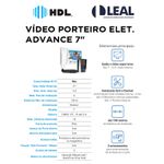 PORTEIRO ELETRONICO C/ VIDEO CONNECT 7