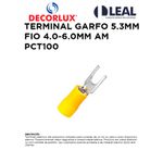 TERMINAL GARFO 5.3MM FIO 4.0-6.0MM AM PCT100 DECORLUX