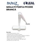 MOLA PARA PORTA PPZ200 BRANCO PAPAIZ