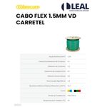 CABO FLEX 1.5MM VERDE CARRETEL 