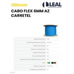 CABO FLEX 6MM AZ CARRETEL - COBRECOM 