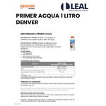 PRIMER ACQUA 1 LITRO DENVER