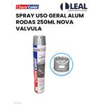 SPRAY USO GERAL ALUM RODAS 250ML NOVA VALVULA CHEMICOLOR