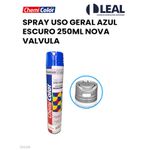 SPRAY USO GERAL AZUL ESCURO 250ML NOVA VALVULA CHEMICOLOR 