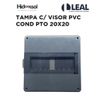 TAMPA C/ VISOR PVC COND PTO 20X20 HIDROSSOL 