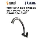 TORNEIRA COZ PAREDE BICA MOVEL ALTA ORQUIDEA ONIX SOCEL 
