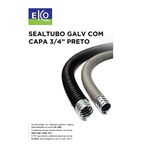 SEALTUBO GALVANIZADO COM CAPA PRETO 3/4X30M 