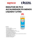 REDUTOR DE PH E ALCALINIDADE PH MENOS LIQUIDO 1 LITRO GENCO 