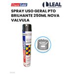 SPRAY USO GERAL PTO BRILHANTE 250ML NOVA VALVULA CHEMICOLOR
