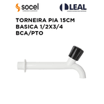 TORNEIRA PIA 15CM BASICA 1/2X3/4 BCA/PTO SOCEL