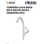 TORNEIRA LAVA MESA BICA MOVEL BAIXA ORQUIDEA BCA SOCEL 