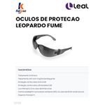 ÓCULOS DE PROTEÇÃO LEOPARDO FUME KALIPSO
